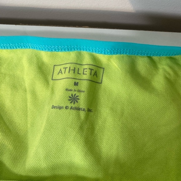 Athleta Bikini Bathing Suit Teal Bottoms Size Medium - Picture 9 of 10